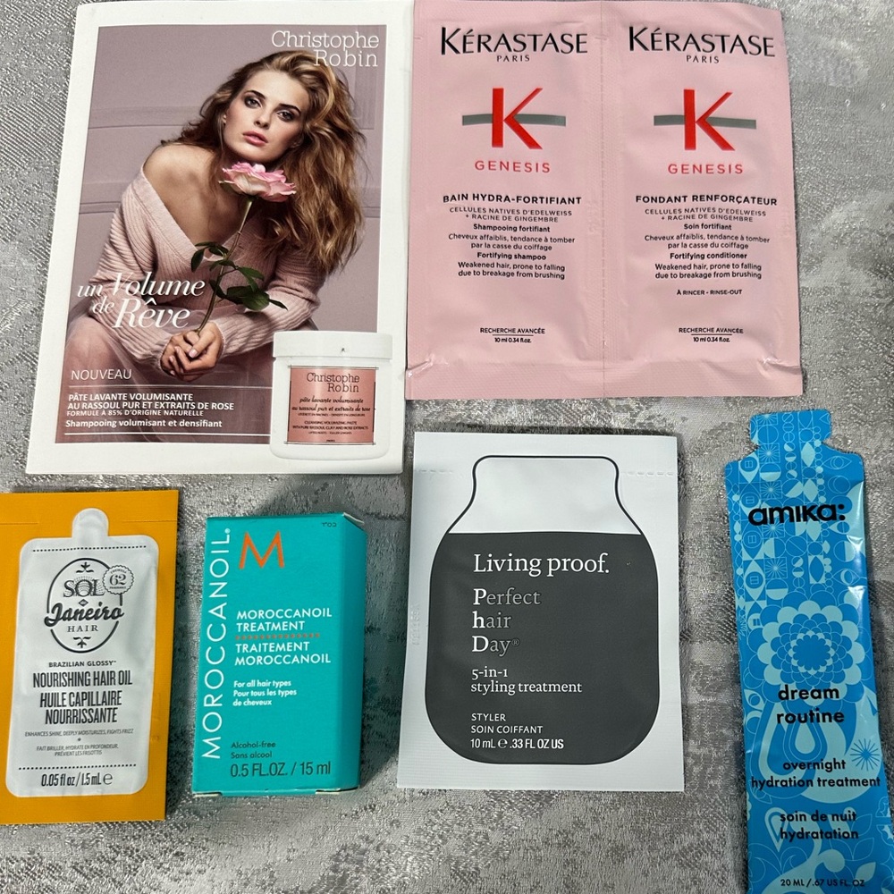 Bundle of hair samples, brand new not used